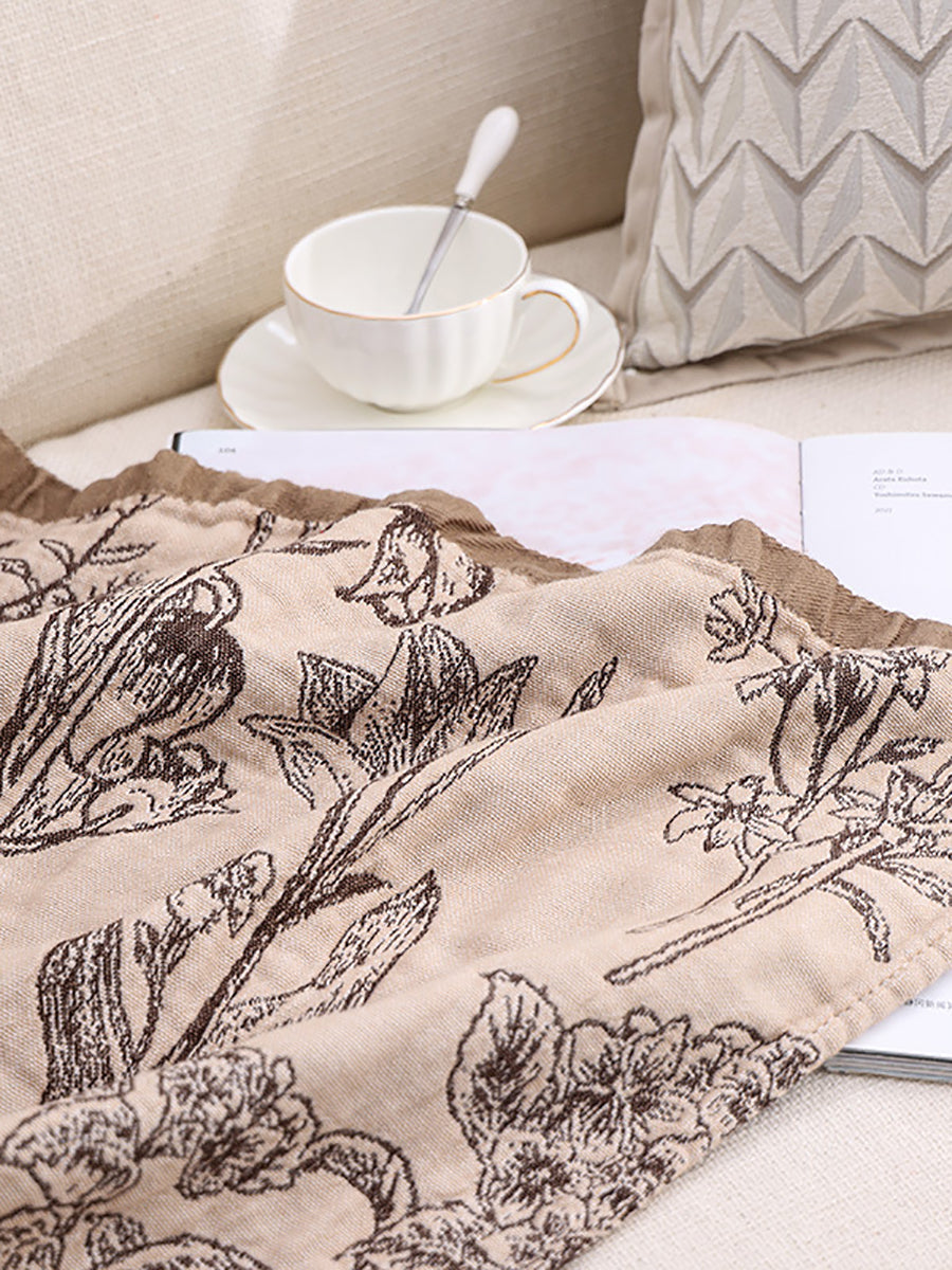 100%Cotton Artsy Flower Jacquard Adult Bath Towel TY1013