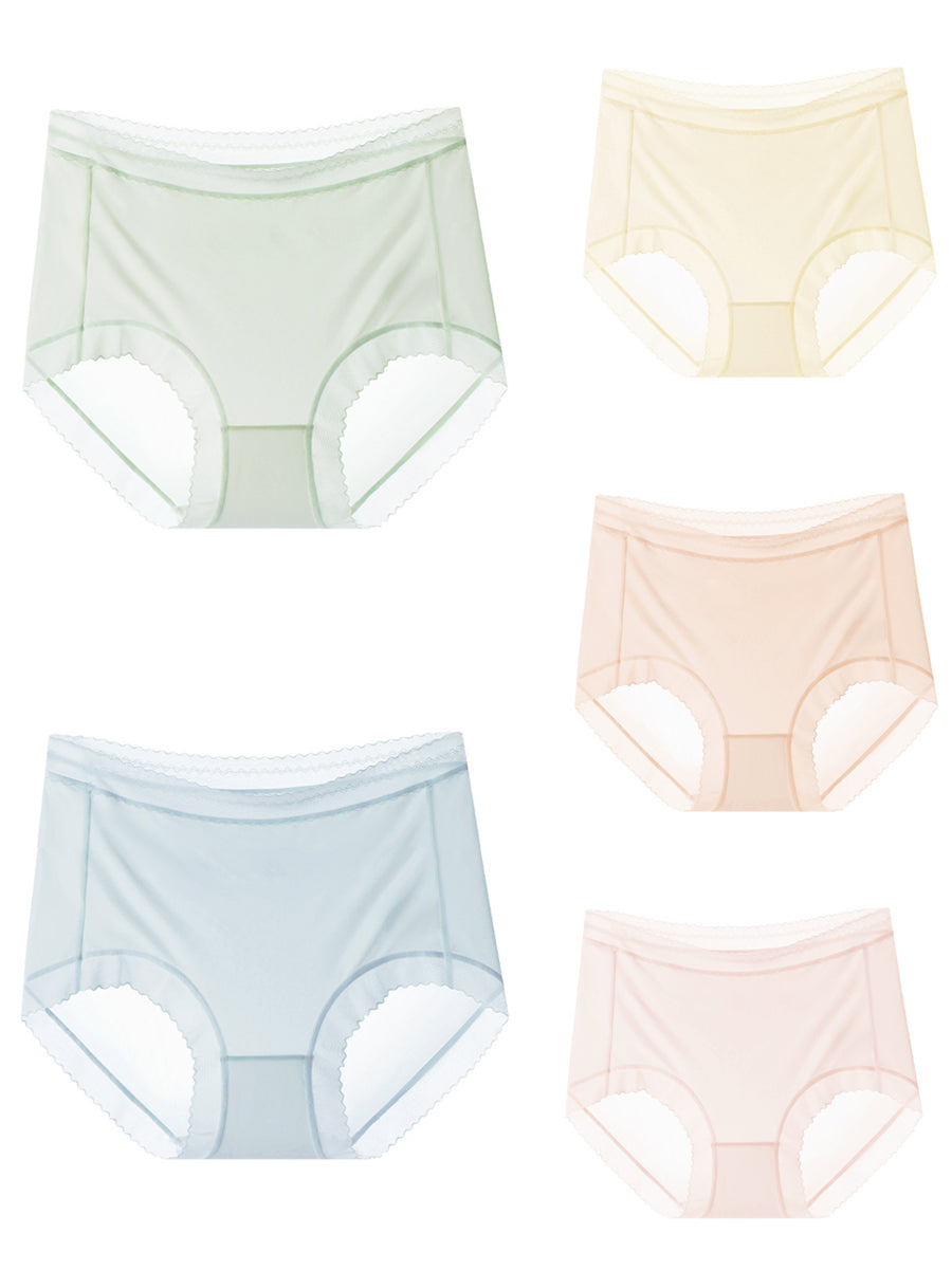 Unterwäsche 5 Hohe Sommer Stücke Frauen Dünne Taille