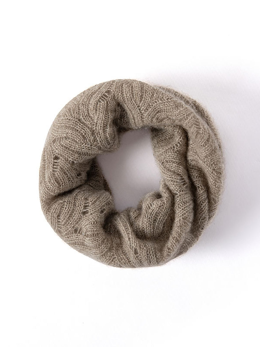 Écharpe en tricot de cachemire pour garder au chaud l'hiver QM034
