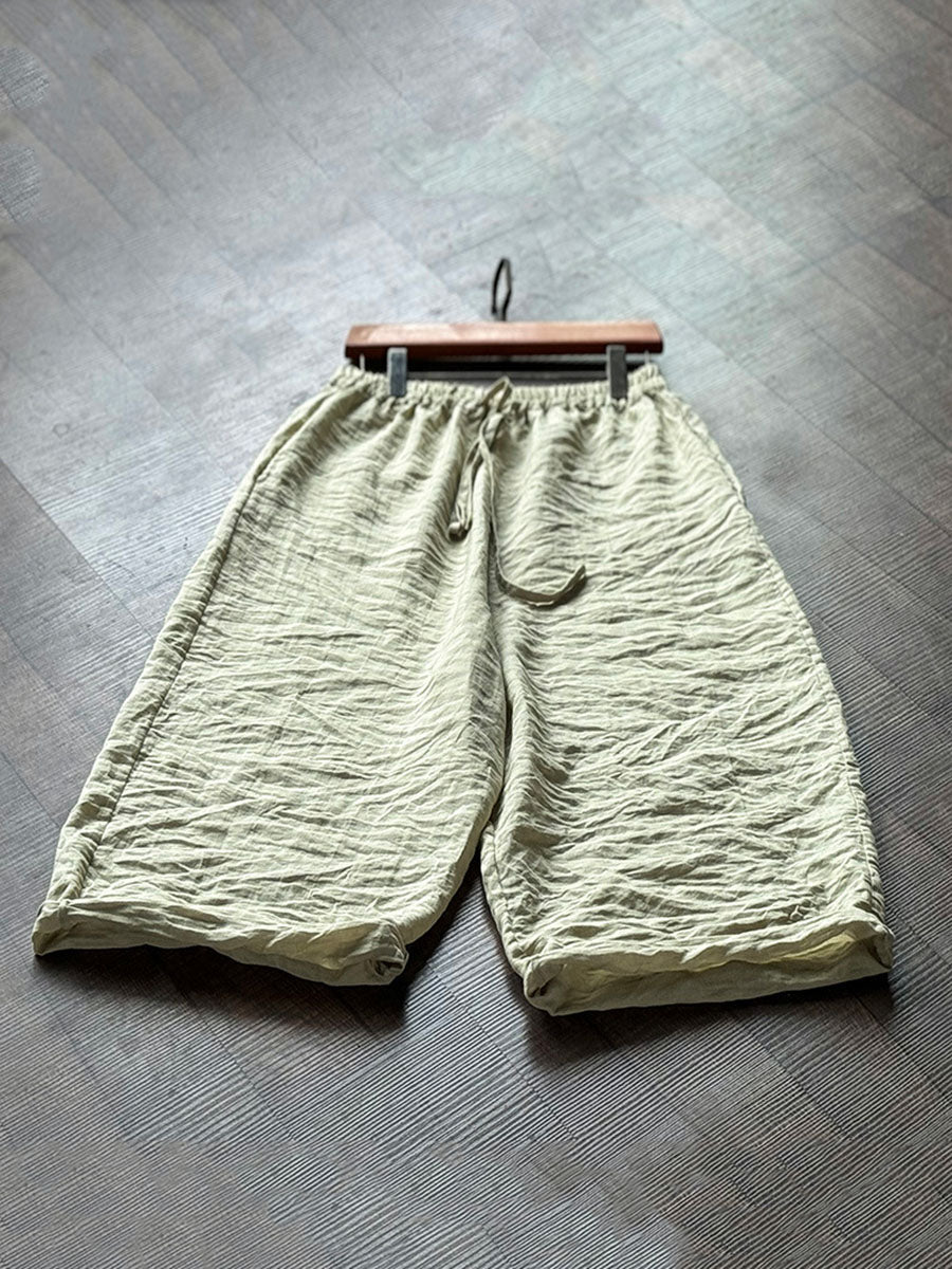 Pantalon ample à jambes larges pour femme, couleur unie, style vintage, automne