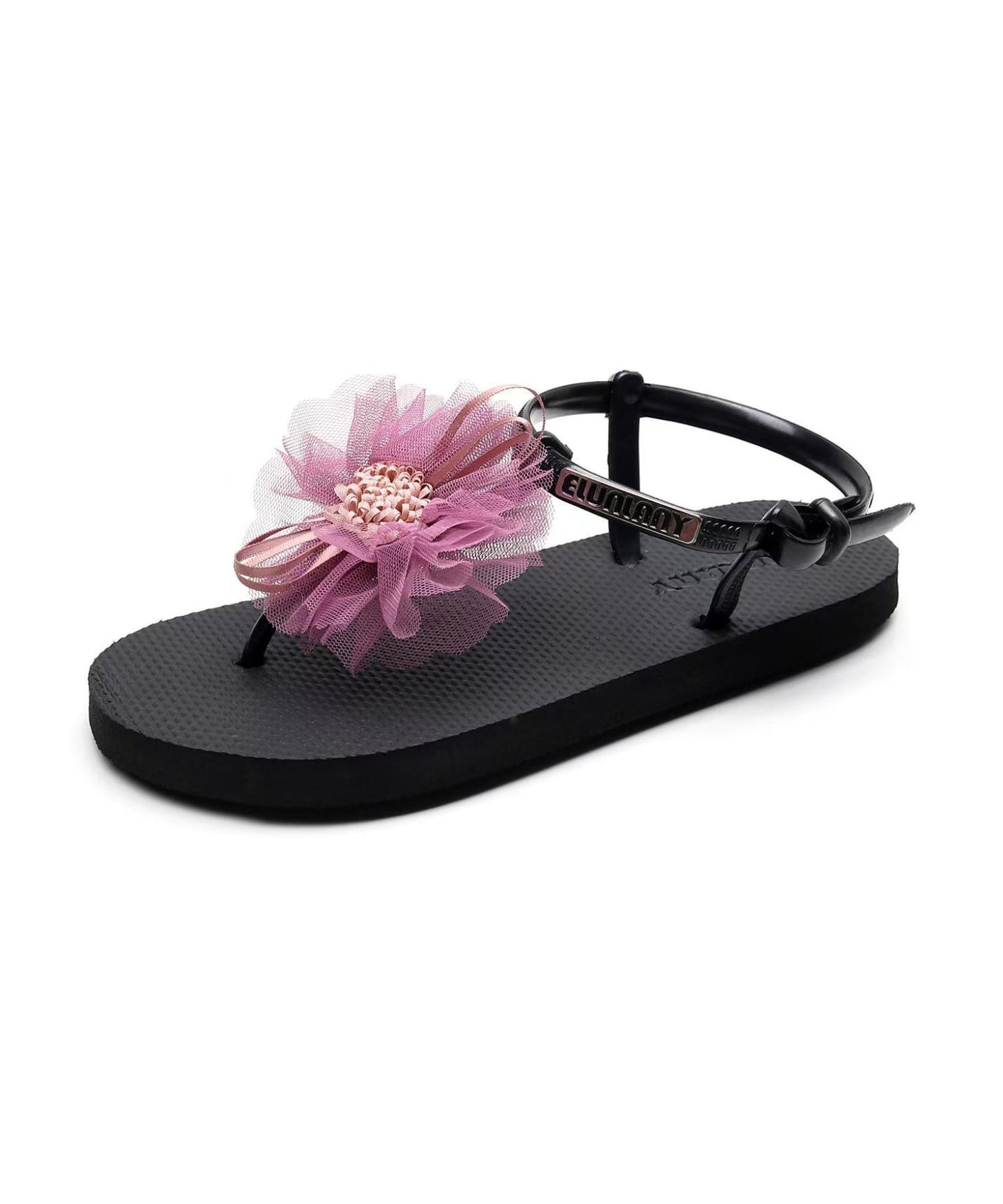Vacation Flops Flip Gray 2025 New Style Flower Beach