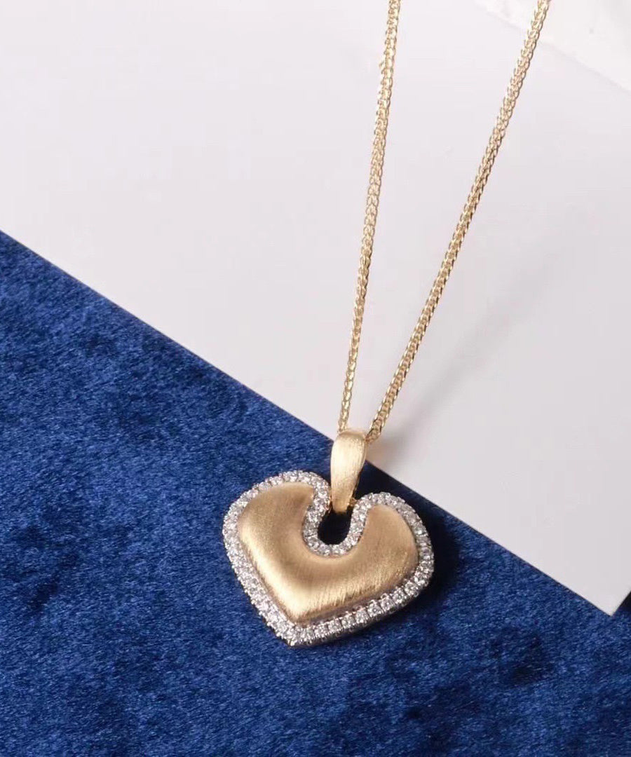 Art Orange Charm-Armband mit herzförmigem Zirkonia in Sterling-Silber QI061