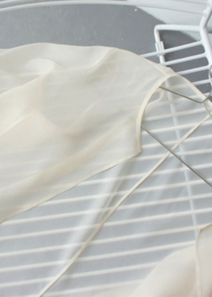 Wunderschöne Apricot Organza UPF 50+ Strickjacken Sommer TZ014