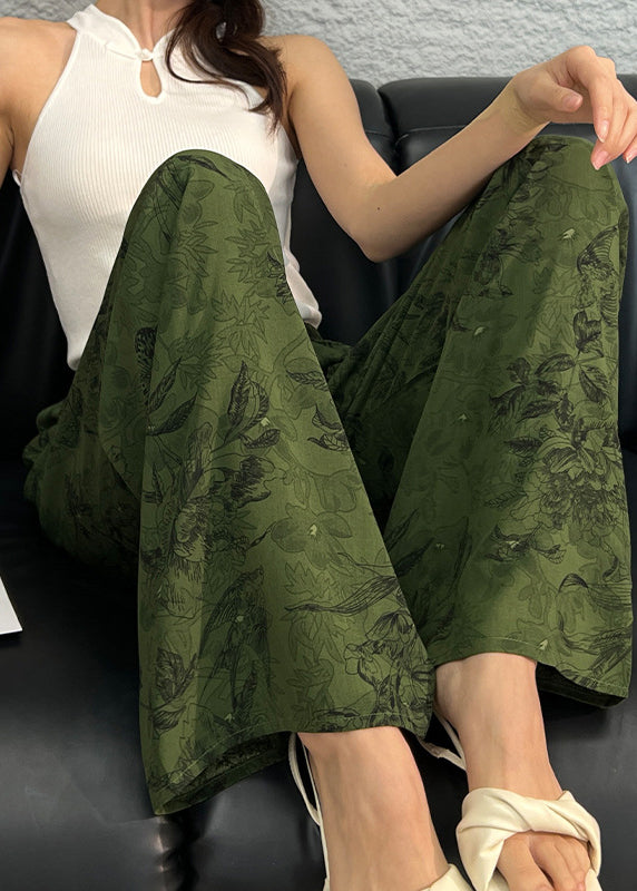 Gerade böhmische Taillendruckhose, elastische Baumwolle, Sommer