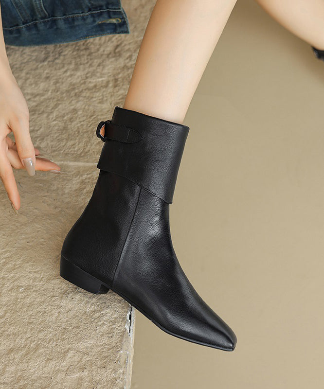 Boutique Braune Schaffell-Stiefel TE004