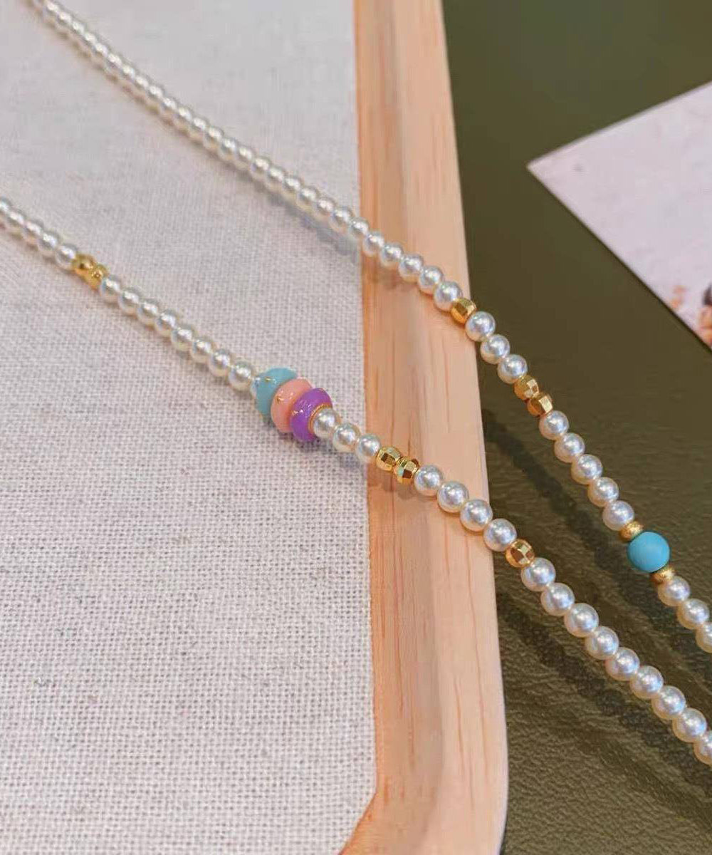 Anhänger Perle Legierung Boutique Gold Elefant Kleine Halskette Perlen