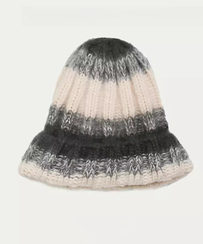 Boutique Graue gemütliche warme Herren-Strickmütze Bonnie TK033
