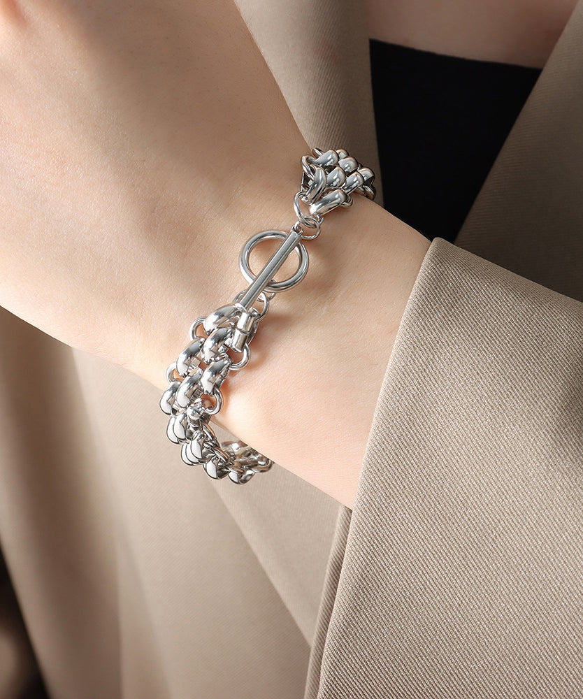 Bracelet chaîne en acier inoxydable Boutique Silk TS024