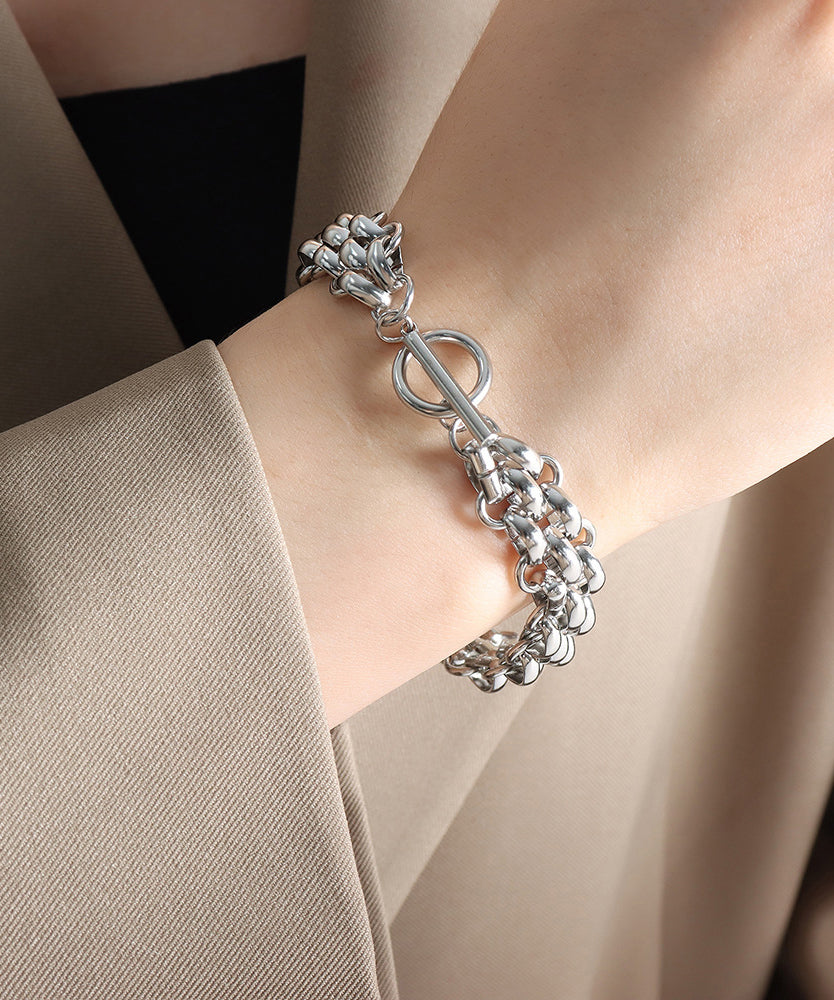 Bracelet chaîne en acier inoxydable Boutique Silk TS024