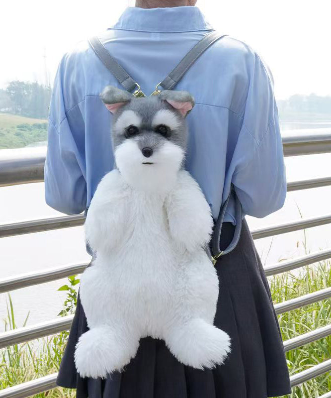 Versatile Boutique Doll Bag Plush Backpack Fur