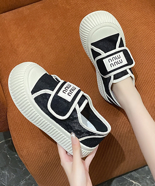 Splicing Flats Casual Mesh Comfy Beige Breathable