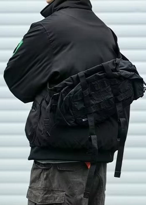 Parkas décontractés à poches pour hommes, col vert, patch TC003, printemps