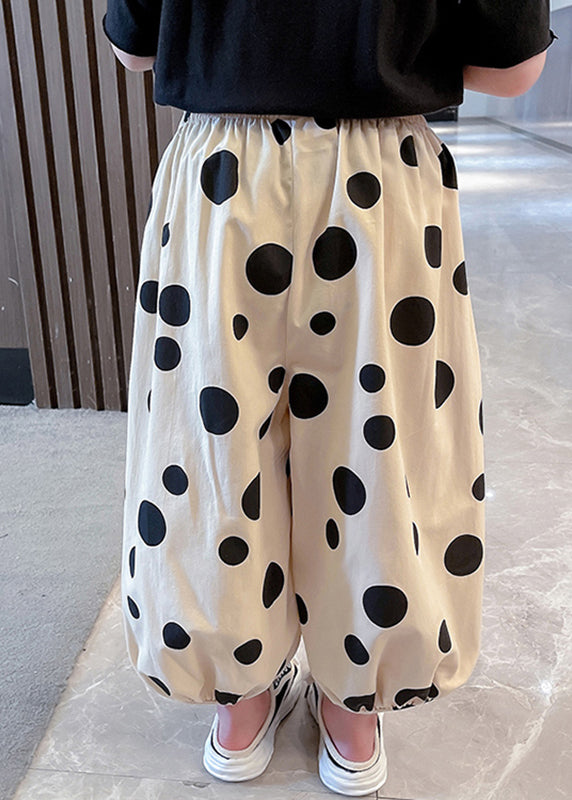 Schicke Apricot Dot Pink Kinder Laternenhose Frühling TV007