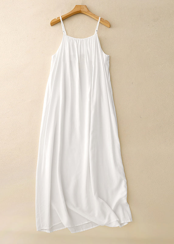 Strap Chiffon Schwarz Chic Kleid Übergroßen Sommer