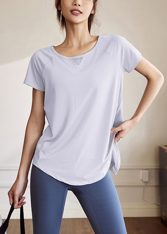 Débardeur de yoga patchwork en tulle, hauts verts chics