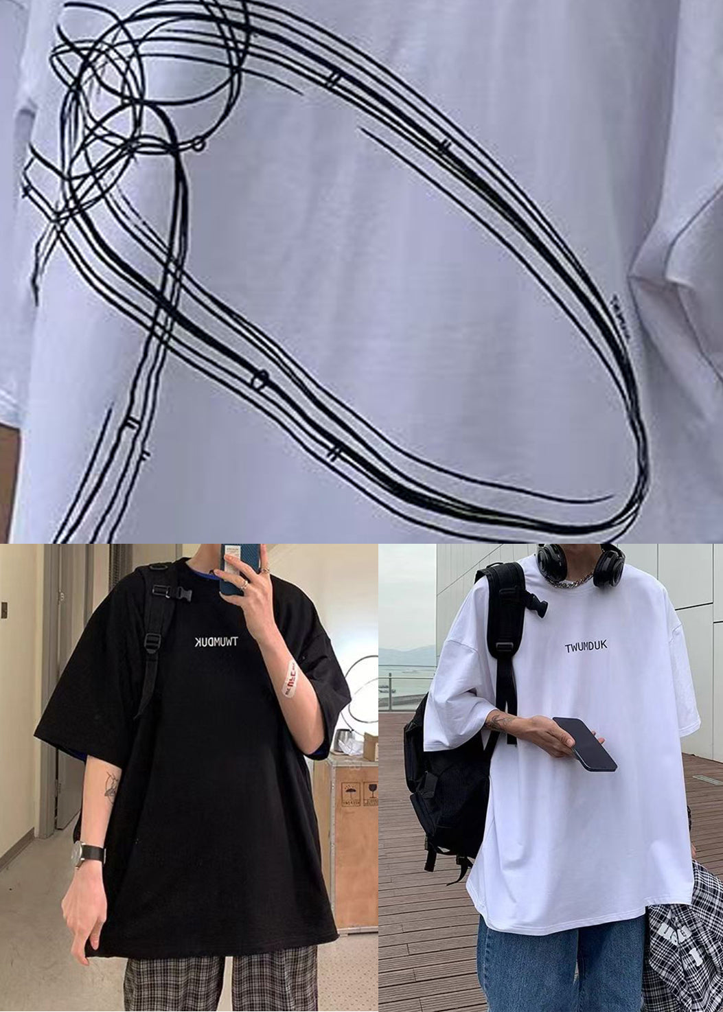 Print Cozy T Summer O-Neck Shirt Men White Cotton