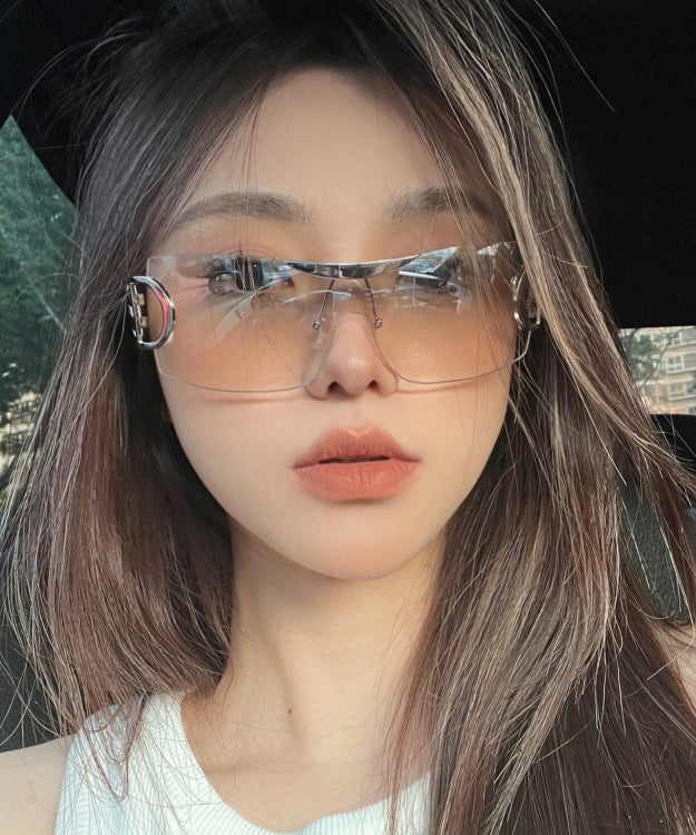 European And American Spicy Girl Concave Shaped UV Resistant Sunglasses XS1078