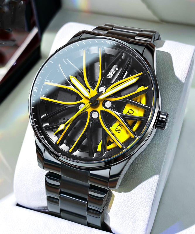 Alliage inoxydable Noctilucent Out Steel Vert Creux Mode