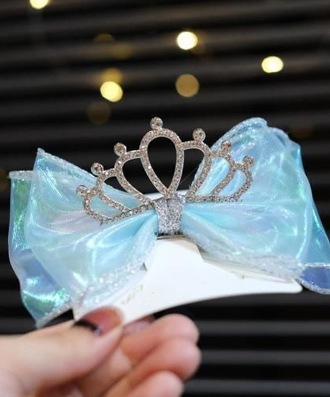 Mode Lila Legierung Zirkon Bogen Mädchen Haarnadel YG028