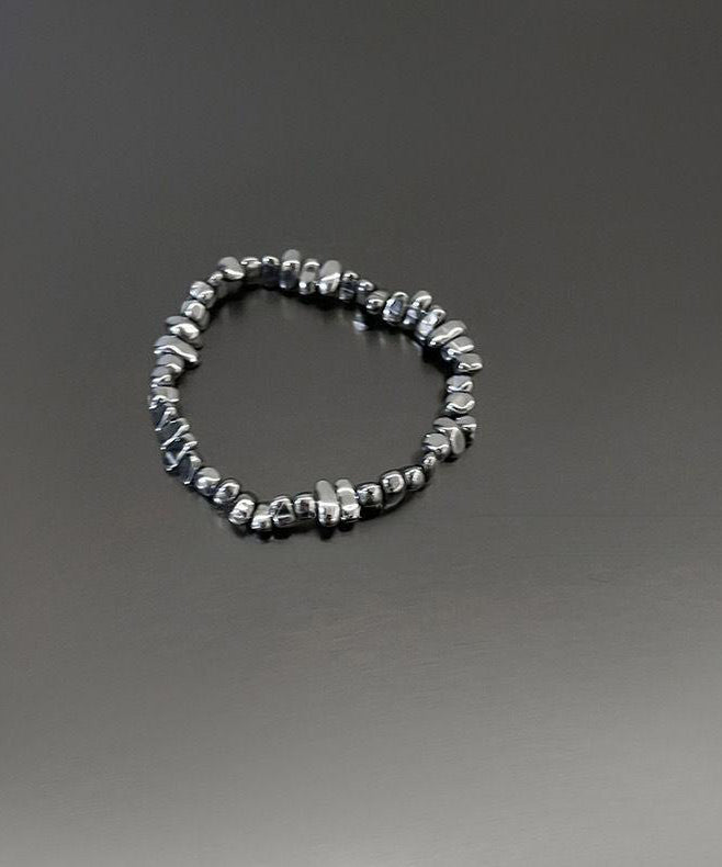 PU Star Fine Bracelet Grey Chain Alloy Set Three-Piece