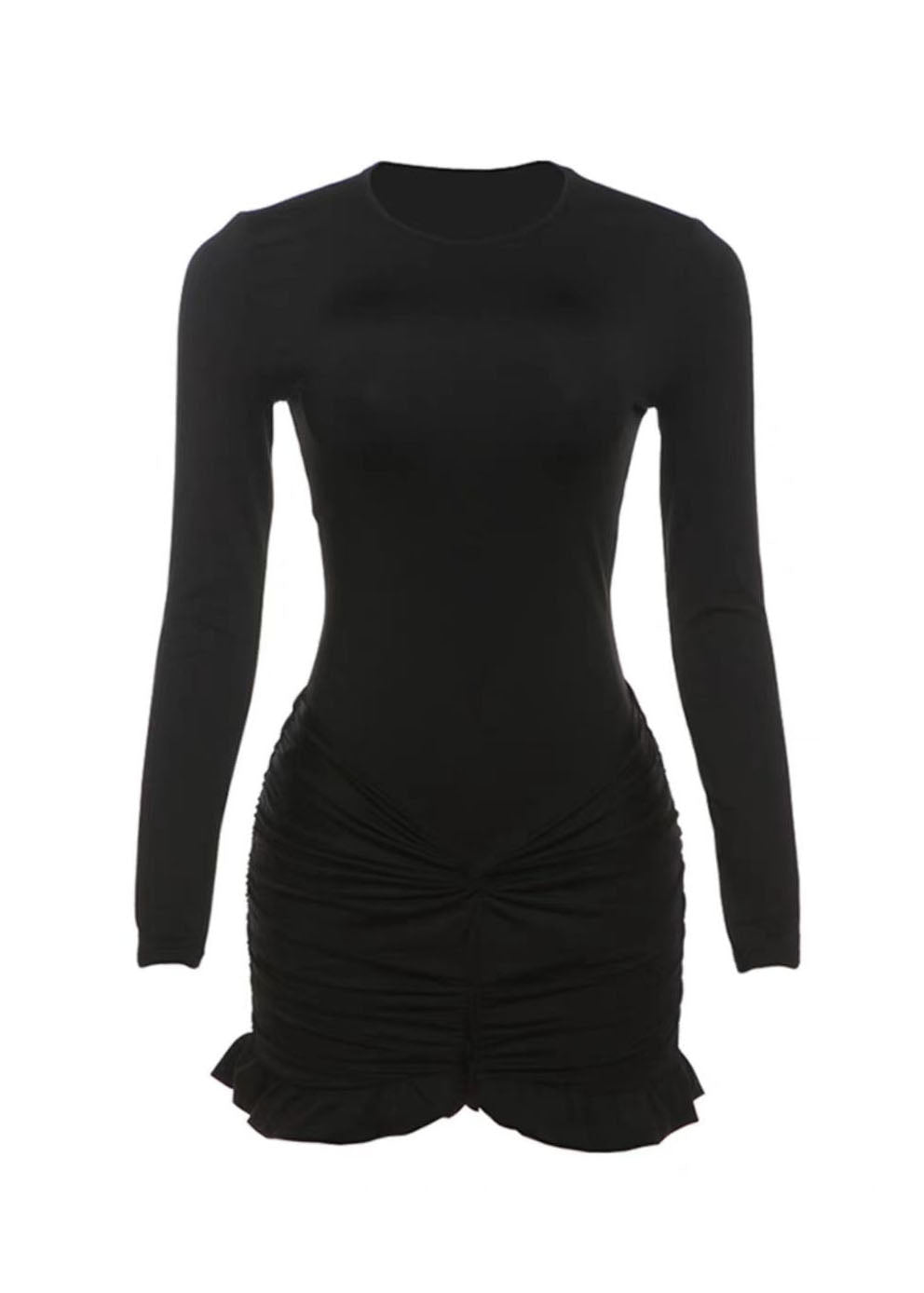 Französisches weißes Strickoberteil und gedrehter Rock, zweiteiliges Set, Frühling, TY029