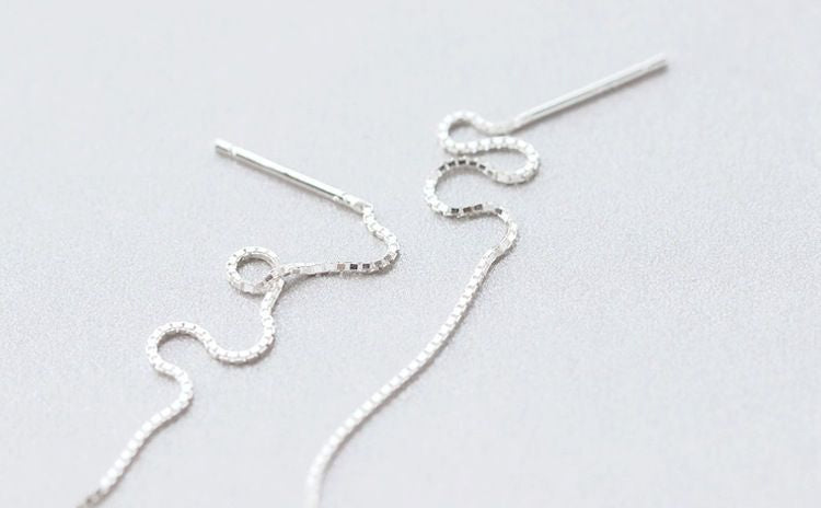 Sterling Earring Silver 925 Leaf Drop