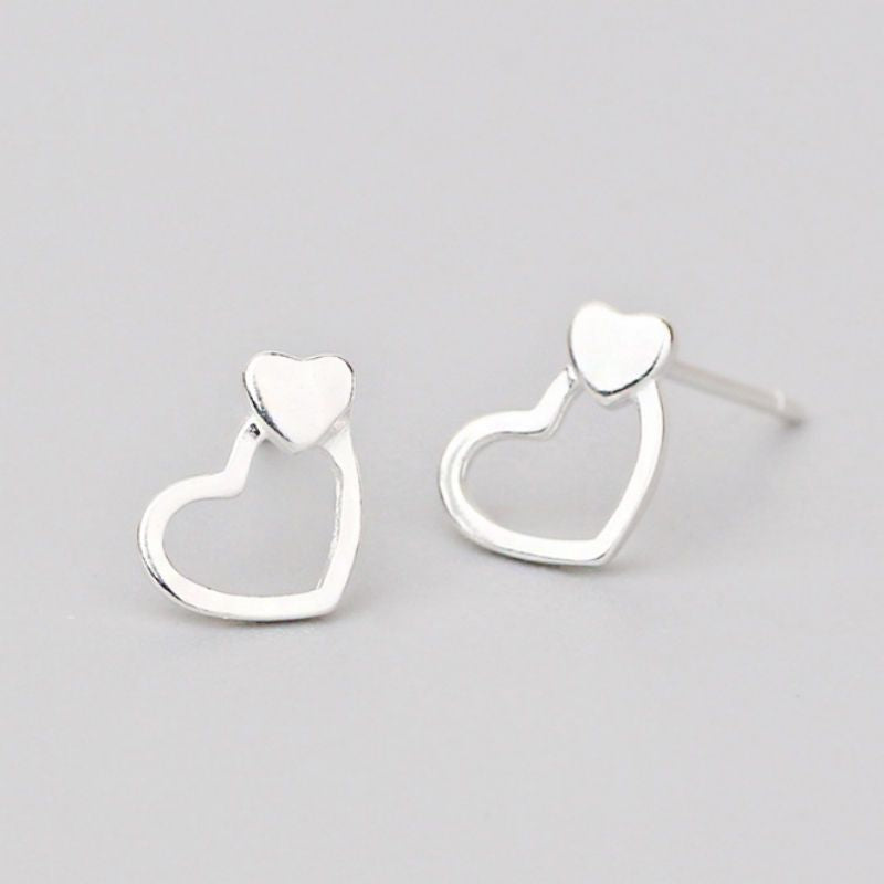 Heart 925 Earring Sterling Silver