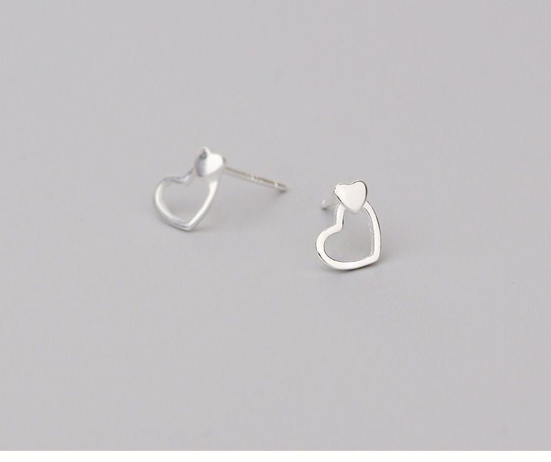 Heart 925 Earring Sterling Silver