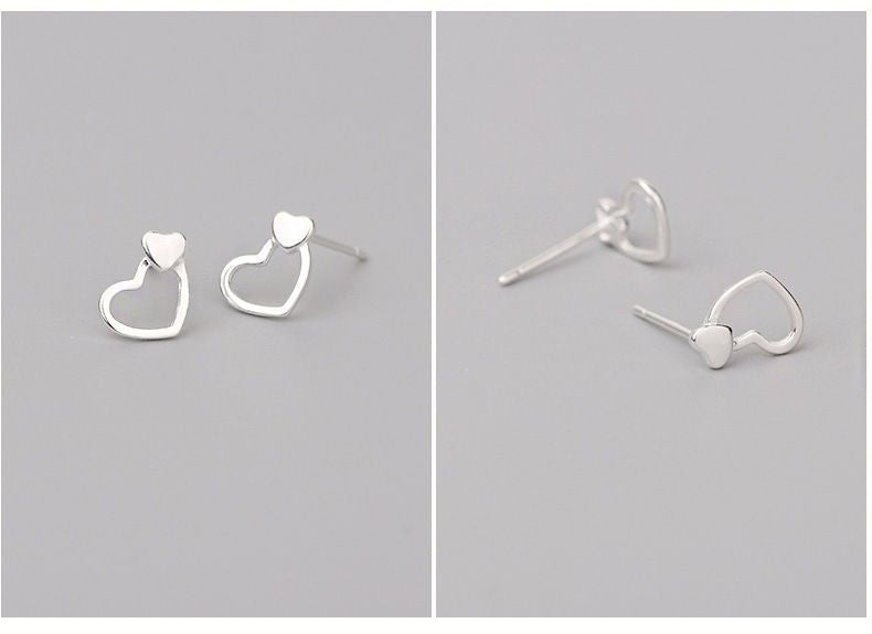 Heart 925 Earring Sterling Silver
