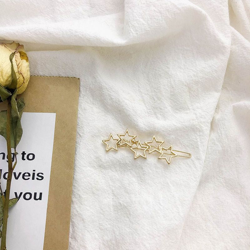 Hair Alloy Clip Star