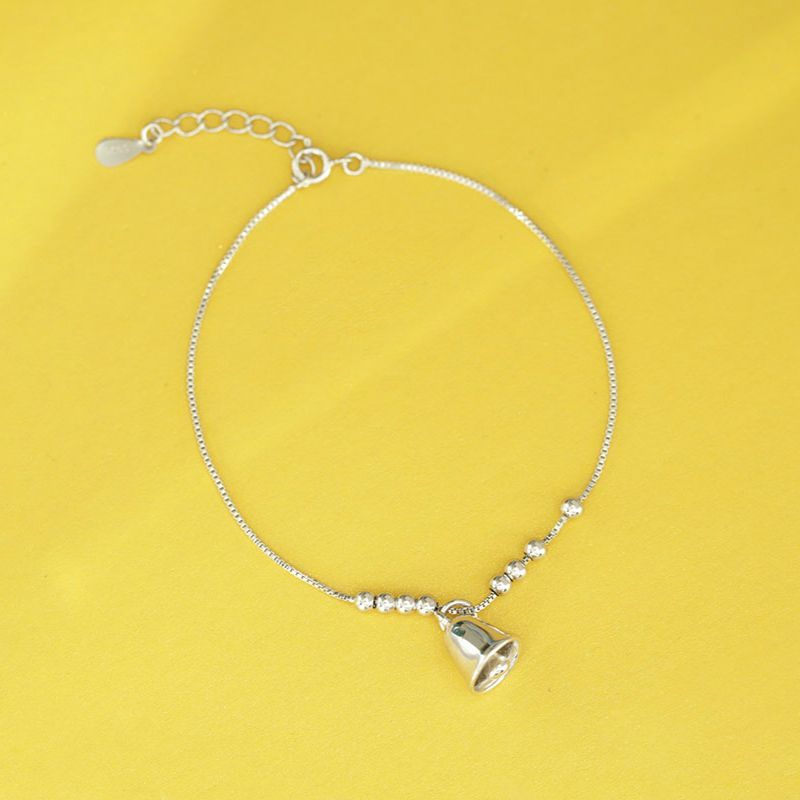 Sterling Bracelet Bell Silver