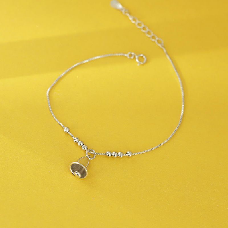 Sterling Bracelet Bell Silver