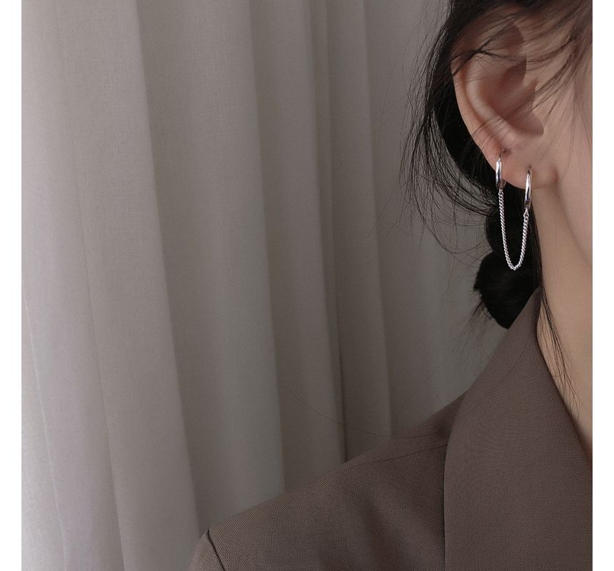 Double Hoop Piercing Earring