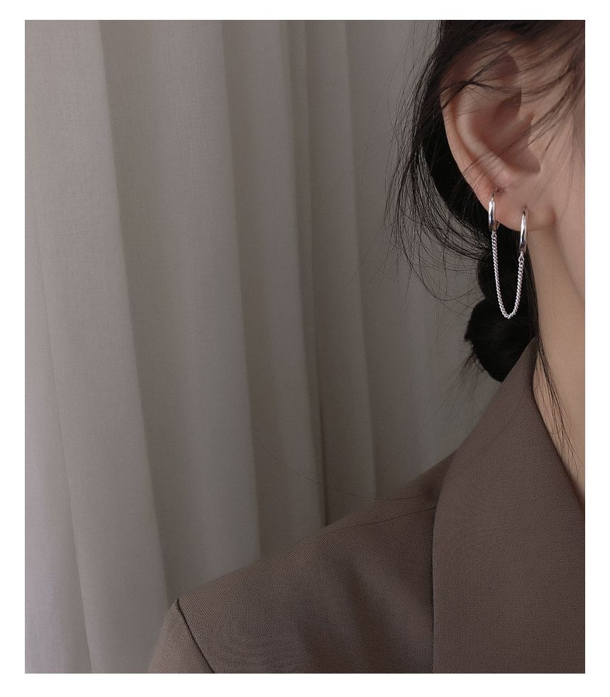 Double Hoop Piercing Earring