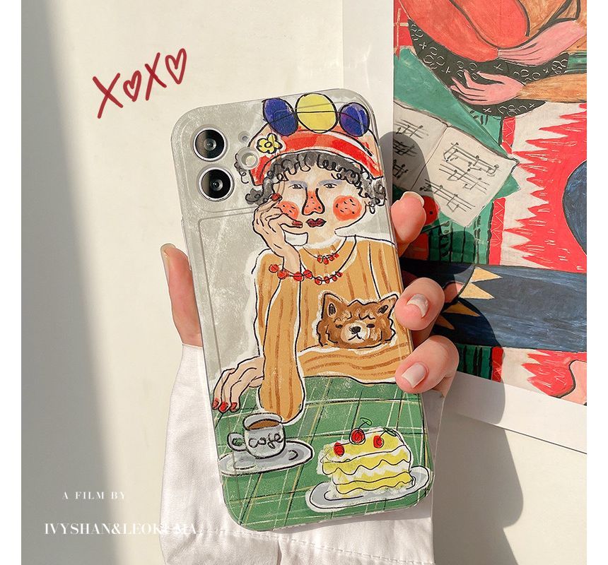 Phone Cartoon Case Transparent