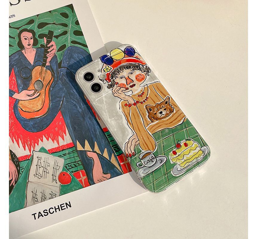 Phone Cartoon Case Transparent
