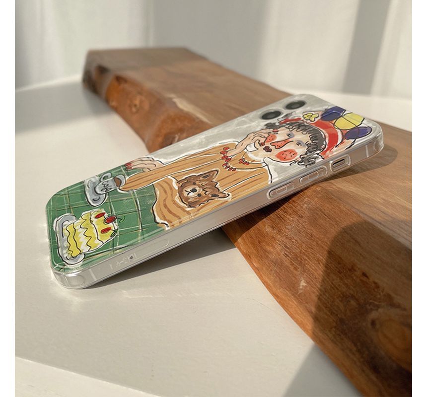 Phone Cartoon Case Transparent