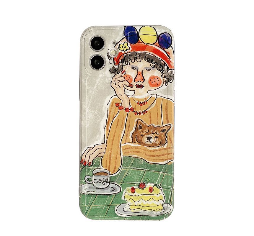 Phone Cartoon Case Transparent