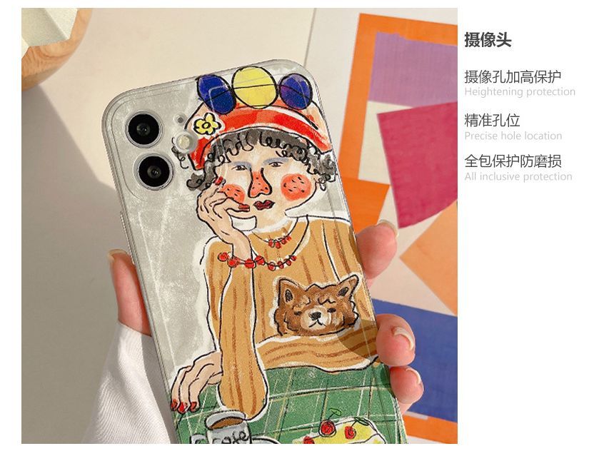 Phone Cartoon Case Transparent