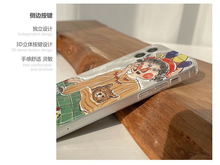 Phone Cartoon Case Transparent