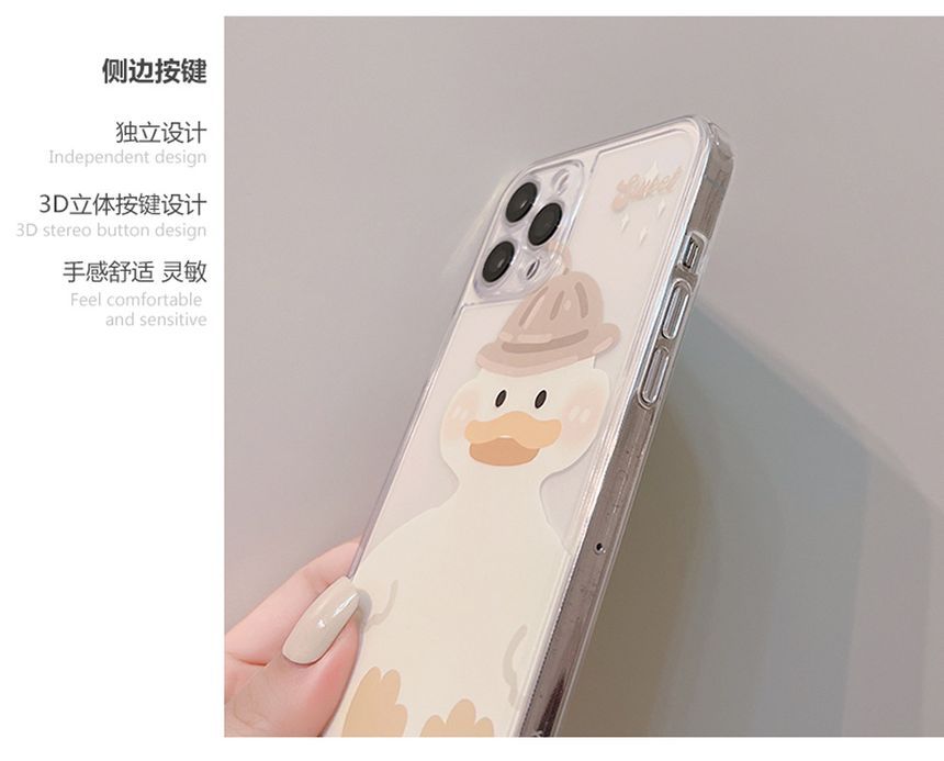 Case Duck Transparent Phone