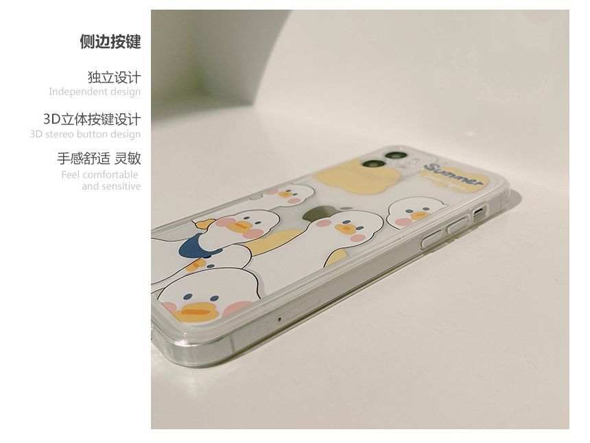 Case Transparent Phone Duck