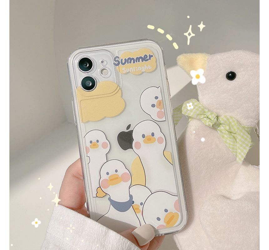 Case Transparent Phone Duck