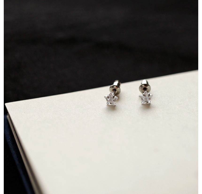 Earring Star Stud Rhinestone