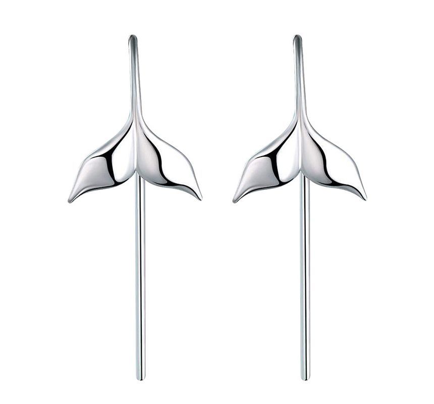 Earring Tail Fish Drop