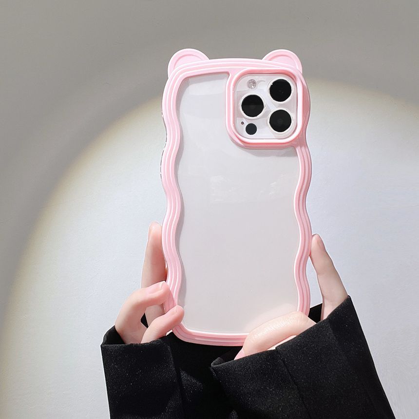 Case Phone Wavy Transparent