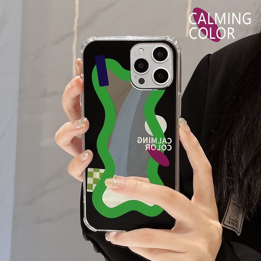 Floral Phone Mirrored Case