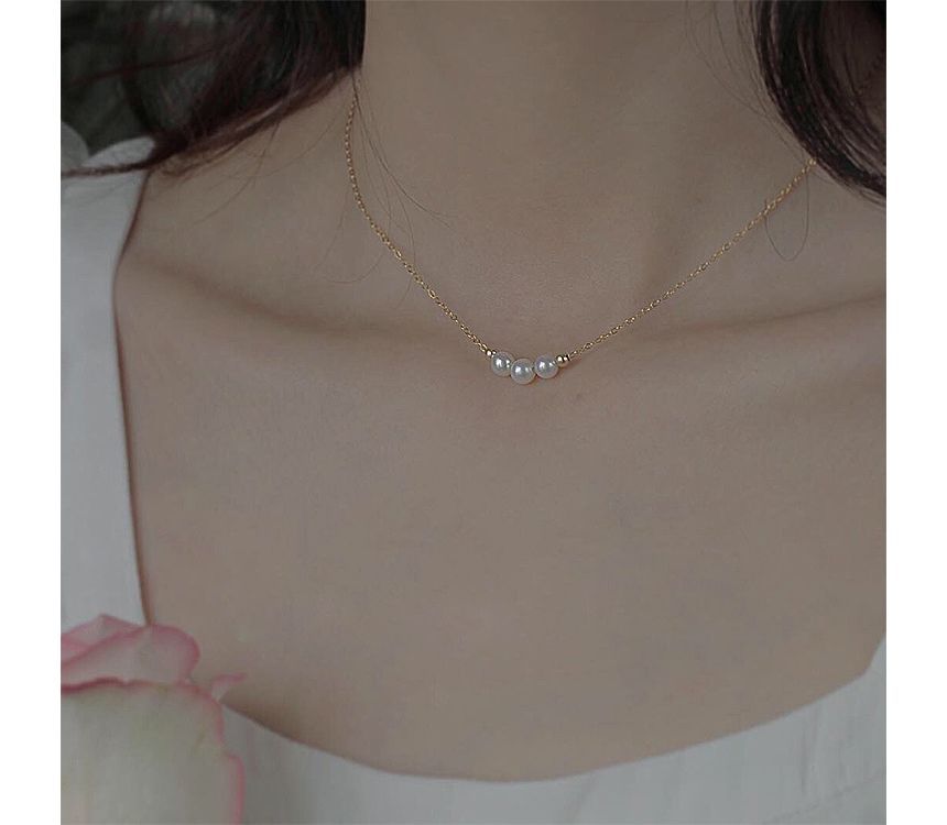 Necklace Faux Pearl