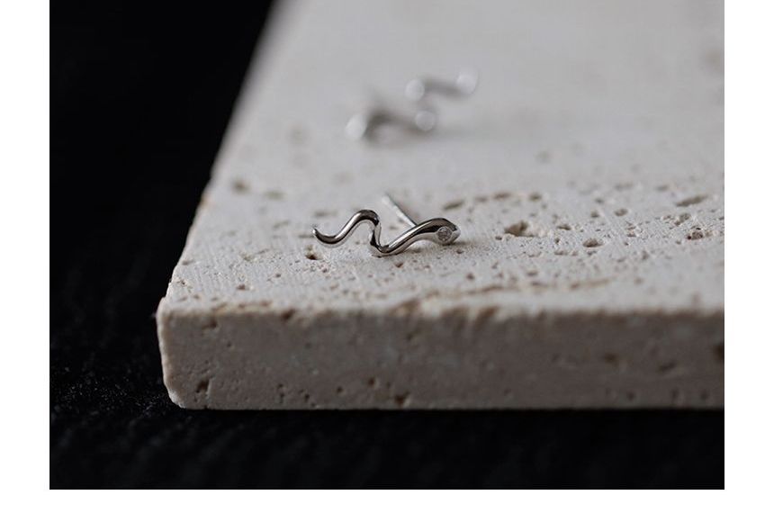Sterling Snake Earring Silver