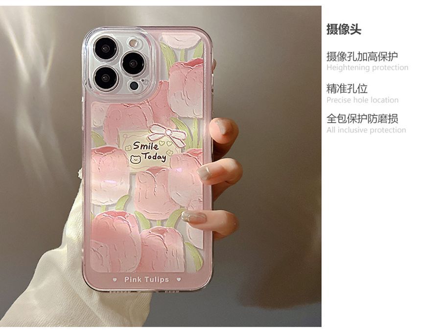 Case Tulip Phone Transparent